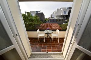 Balkón nebo terasa v ubytování Apartmani Melia