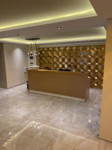 a lobby of a hotel with a reception desk at FİFTY5 SUİTE HOTEL in Marmaris
