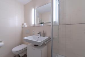 Koupelna v ubytování Backauf