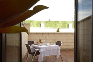 Balkón nebo terasa v ubytování Hotel Campos de Castilla