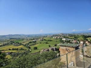 a view of a city from the top of a building at Piccola Dimora Gherardini in SantʼElpidio a Mare
