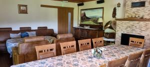 Dining area in the lodge