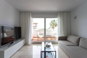 Μια τηλεόραση ή/και κέντρο ψυχαγωγίας στο Cosy Flat Denia Beach