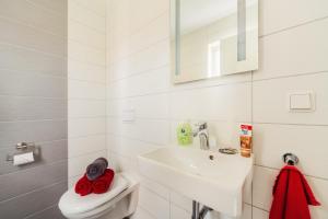 Koupelna v ubytování Ferienhaus Arisa III