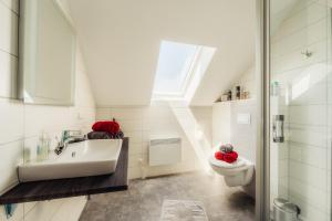 Koupelna v ubytování Ferienhaus Arisa III