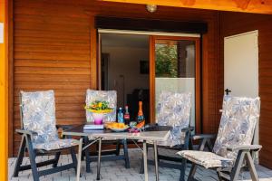 Posezení v ubytování Ferienhaus Arisa III