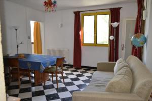 Χώρος καθιστικού στο Vacances en famille aux Gabions