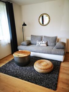 Posezení v ubytování Ferienwohnung Lieblingszeit