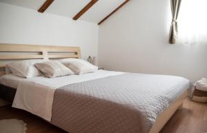Postel nebo postele na pokoji v ubytování Apartman Milutin