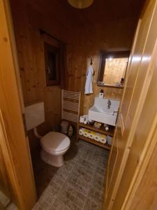 A bathroom at Burtscha Lodge