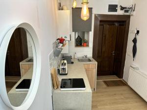 Η κουζίνα ή μικρή κουζίνα στο Downtown Residence