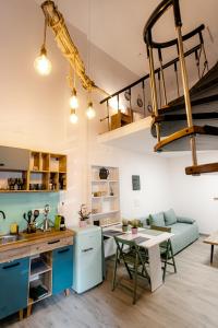 Η κουζίνα ή μικρή κουζίνα στο Zero loft apartment
