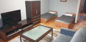 Μια τηλεόραση ή/και κέντρο ψυχαγωγίας στο Kaja Apartament 52m2