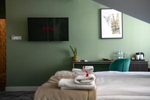 4Wings Apartments客房内的一张或多张床位