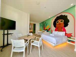 TV/trung tâm giải trí tại Hotel Nomadic Design