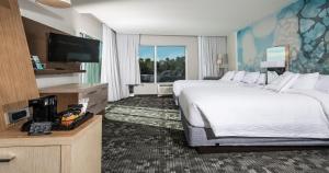 Postel nebo postele na pokoji v ubytování Courtyard by Marriott Columbia Cayce