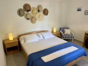 Postel nebo postele na pokoji v ubytování Holiday home Smokovlje - sea view and vineyard