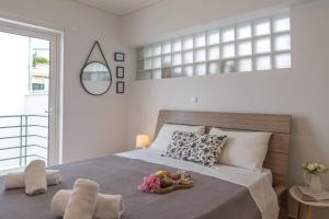 Posteľ alebo postele v izbe v ubytovaní Apartment in the Historical Center of Athens