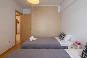 Posteľ alebo postele v izbe v ubytovaní Apartment in the Historical Center of Athens