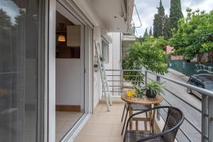 Balkón alebo terasa v ubytovaní Apartment in the Historical Center of Athens