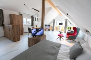Uma televisão e/ou sistema de entretenimento em Weisses Lamm