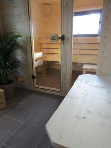 Posteľ alebo postele v izbe v ubytovaní Ferienhaus Ötztal-Lodge