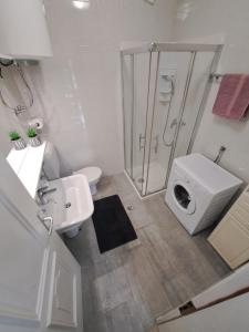 Koupelna v ubytování Villa Sirius