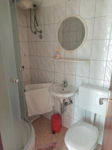 Et badeværelse på Apartman DANA + 22 billeder