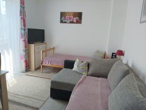 Televízia a/alebo spoločenská miestnosť v ubytovaní Haus Panorama, Johanna Pfluger, Kirchdorf 56, A-6335 Thiersee