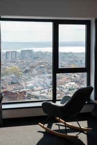 Nespecifikovaný výhled na destinaci Varna nebo výhled na město při pohledu z hotelu