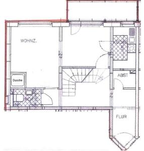 Grundriss der Unterkunft Zinnowitz Haus Zur Duene Wohnung 14 W14ZDL