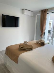 Postel nebo postele na pokoji v ubytování Ereta Rooms Habitaciones baño privado