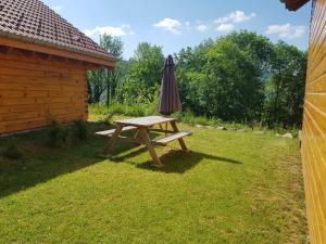 Zahrada ubytování Refuges des Hauts