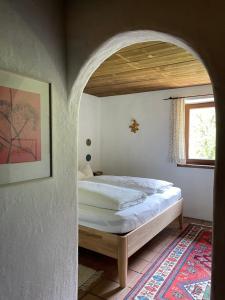 Łóżko lub łóżka w pokoju w obiekcie Ferienwohnung Zita Weber