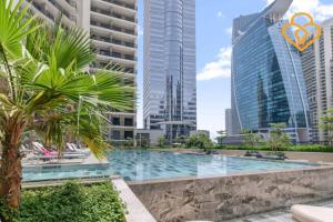 Bazén v ubytování Keysplease New 1 BR Apt Business Bay, Zada Tower nebo v jeho okolí