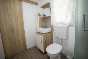 Koupelna v ubytování Mobile Home Lana + 30 fotografií