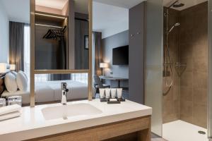Koupelna v ubytování AC Hotel by Marriott Wuerzburg