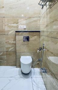 Koupelna v ubytování Hotel Amaresh