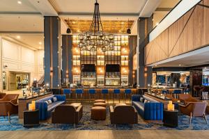 En restaurang eller annat matställe på Delta Hotels by Marriott Fredericton