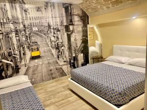A bed or beds in a room at Solo Vip