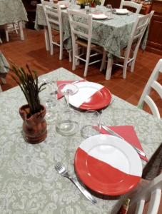 Restaurace v ubytování Agriturismo Rosso Lampone