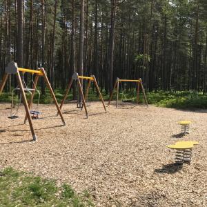 Herní místnost nebo prostor pro děti v ubytování Viesu nams Baņuta1
