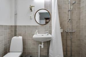 Koupelna v ubytování Hotell Hof
