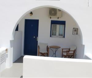 Balkón nebo terasa v ubytování Meltemi Rooms and Studios