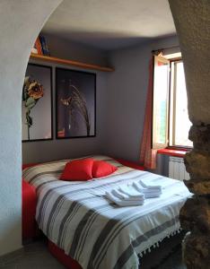 Postel nebo postele na pokoji v ubytování B&B BIANCALUNA + 37 fotografií