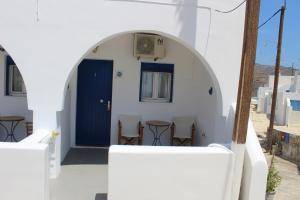 Balkón nebo terasa v ubytování Meltemi Rooms and Studios