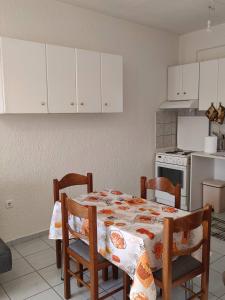 Kuchyň nebo kuchyňský kout v ubytování Kassandra Garden Residence