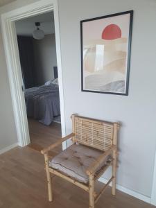 Postel nebo postele na pokoji v ubytování Villa Kolmården