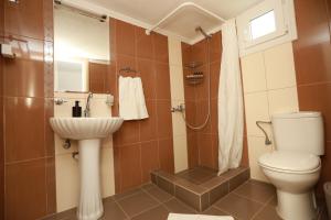 Koupelna v ubytování Vergia Apartment 1