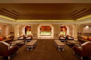 A seating area at ITC Grand Chola, a Luxury Collection Hotel, Chennai